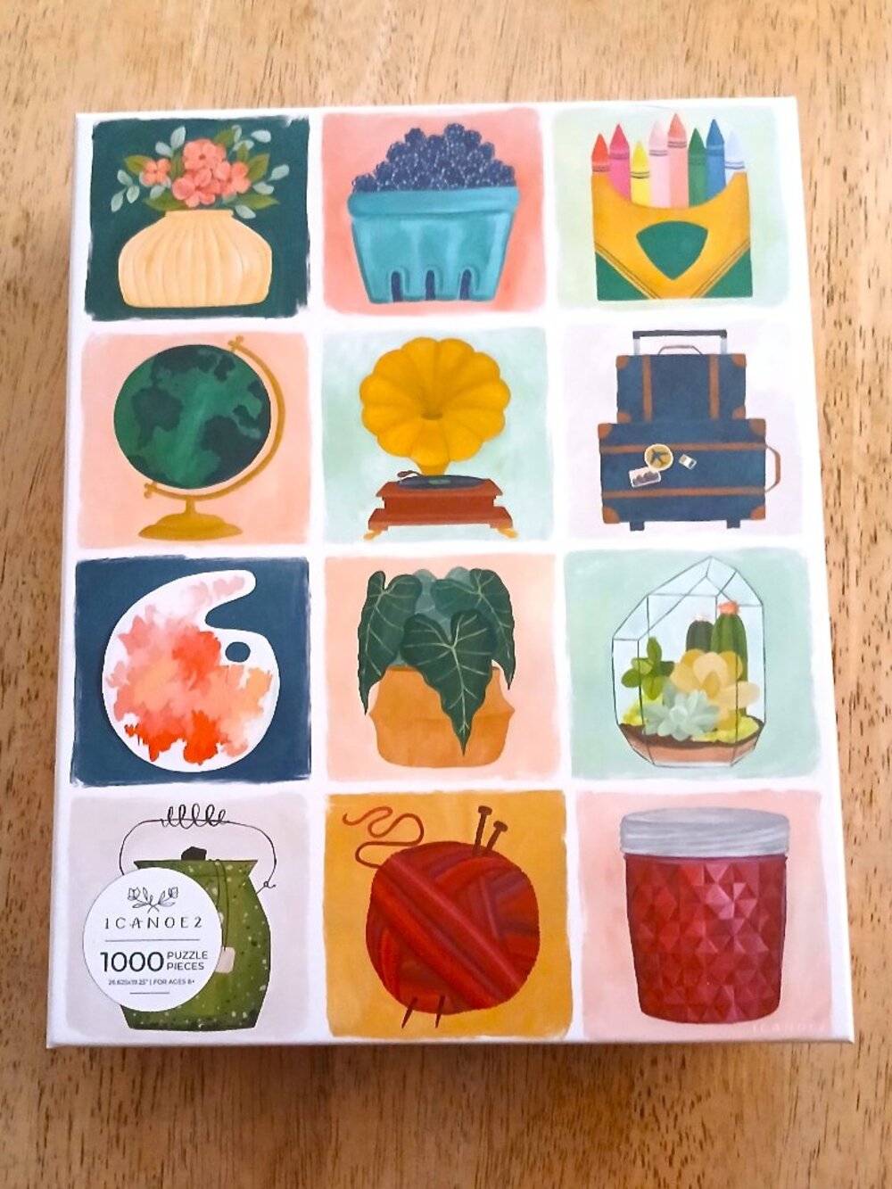 1 Canoe 2 "Simple Joys" Jigsaw Puzzle, 1000 Pieces